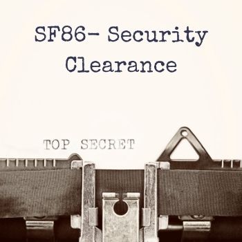 SF86- Security clearance graphic
